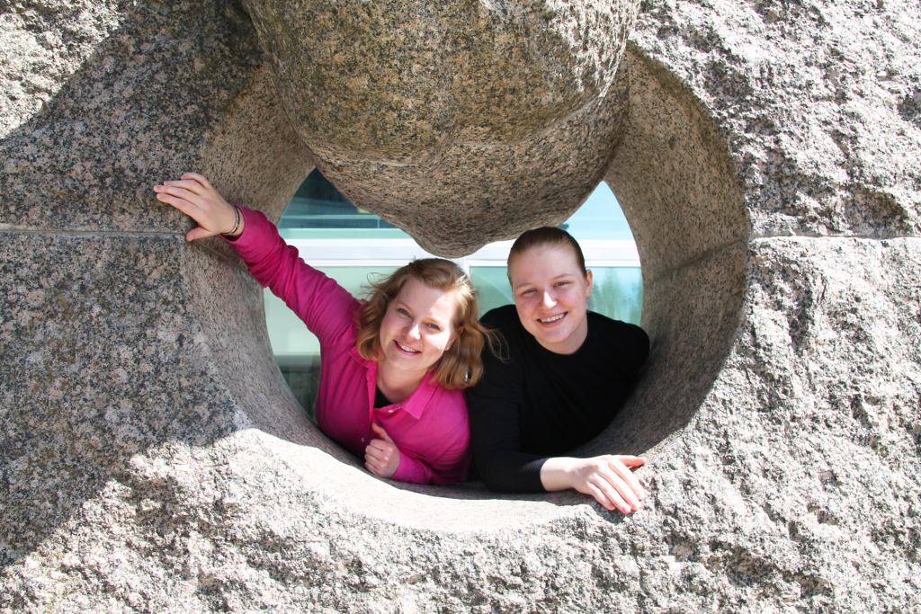 TREY's Specialist in Tutoring Annina Kipponen and Board member Anniina Honkasaari.